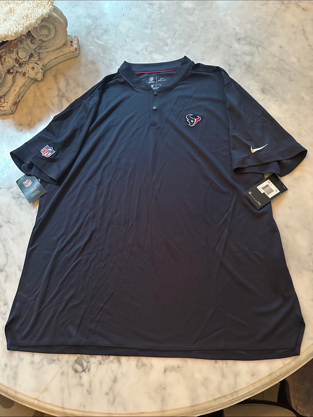 Nike NFL Texans., On-Field Dri-Fit Polo. XXL. NWT